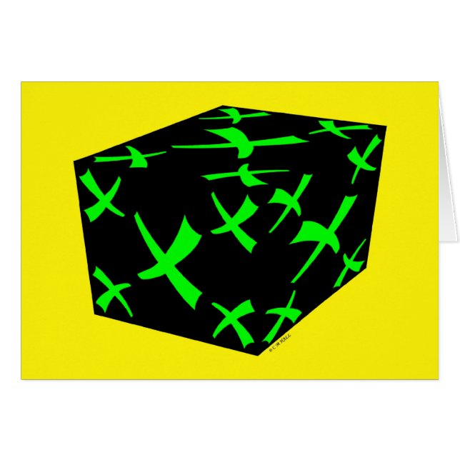 Cartão X caixa (Frente Horizontal)