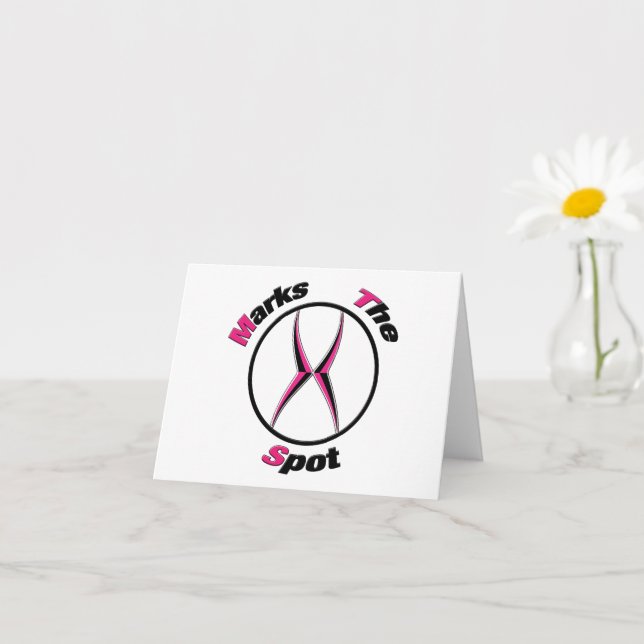 Cartão X marca o ponto (Planta pequena)