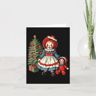 Cartão X-mas Morning Joy & Toys Raggedy Ann Natal