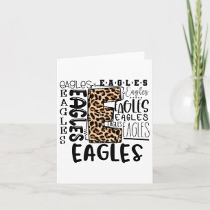 Cartão Xadrez-Leopardo Mascote Da Escola Eagles - Ck Para