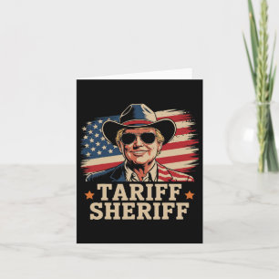 Cartão Xerife Trump Tari