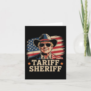 Cartão Xerife Trump Tari