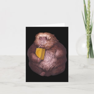 Cartão Xing Xing Monkey Memória - Design Viral Engraçado