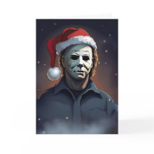 Cartão Xmas de Cinema de Horror Spooky