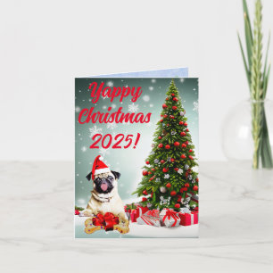 Cartão Xmas Engraçado Engraçado Personalizável