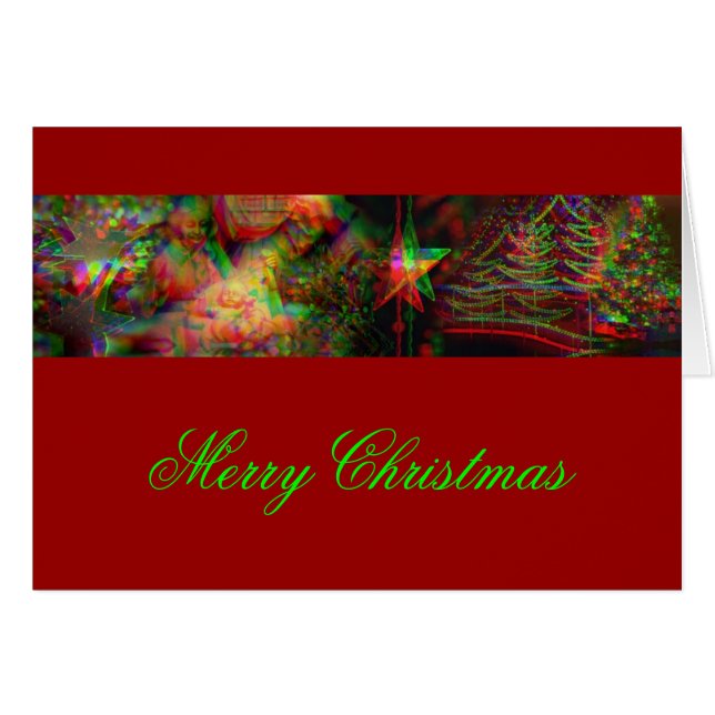 Cartão Xmas - Faixa de Fotos - Fantasma (Frente Horizontal)