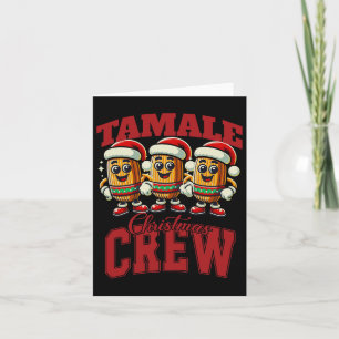 Cartão Xmas Tamale Comida Engraçada Mães de Natal mexican
