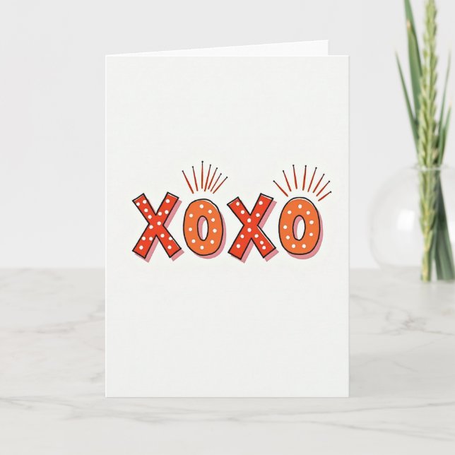 Cartão Xoxo Graphic Love Card (Frente)