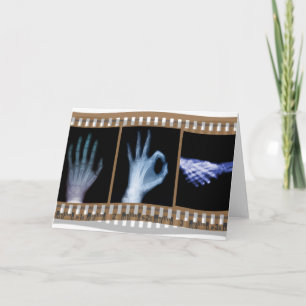 CARTÃO XRAY SIGN LANGUAGE FILM - HAND OK HANDSHAKE