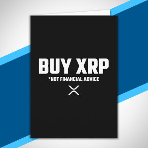 Cartão XRP Crypto Memory Not Financial Advice Dispenser