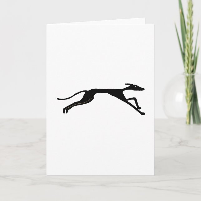 Cartão XX- Design de corridas de galgos (Frente)