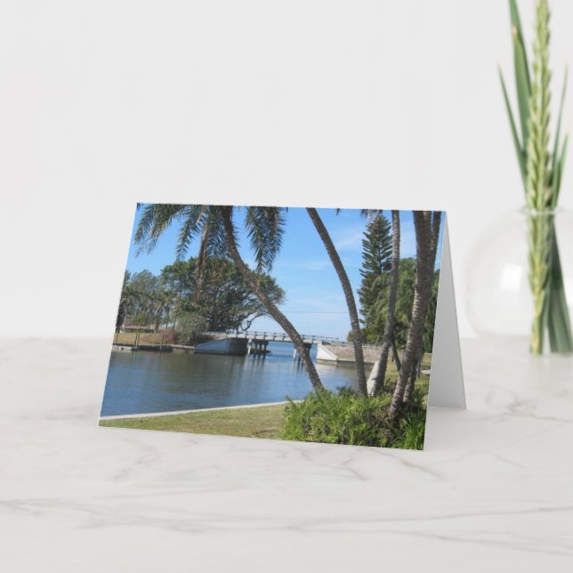 Cartão Yacht Basin, Bradenton, Florida (Frente)