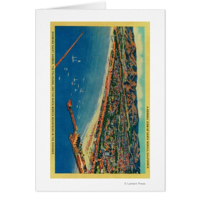 Cartão Yacht Harbour, The Palisades e Monica Papais noeis (Frente)