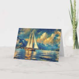 Cartão Yacht - nenhuma mensagem