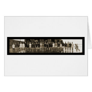 Cartão Yale Crew Team & Subs Huge Foto 1910
