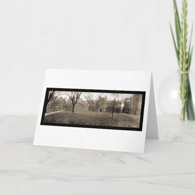 Cartão Yale, New Haven CT Photo 1909 (Frente)