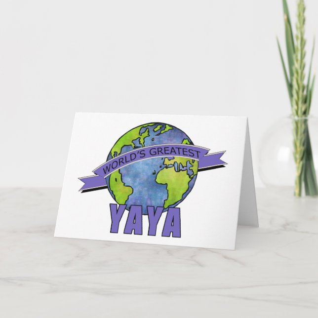 Cartão YaYa, a maior do mundo (Frente)