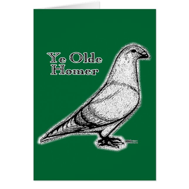 Cartão Ye Olde Homer (Frente)