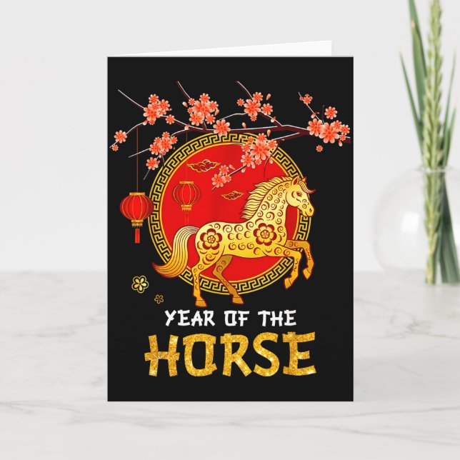 Cartão Year Of The Horse 2026 _2  (Frente)