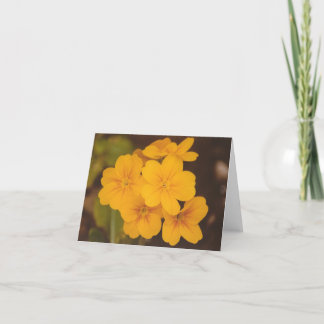Cartão Yellow Flower Notecard