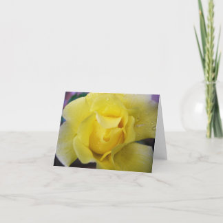 Cartão Yellow Rose Notecard