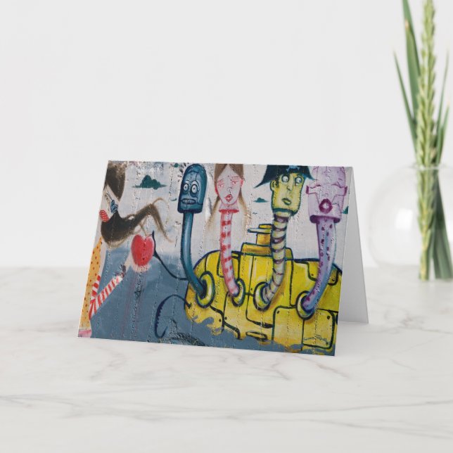 Cartão Yellow Submarine (Frente)