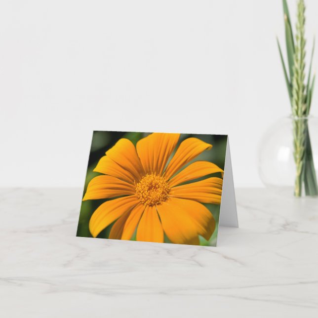 Cartão Yellow Sunshine Flower Notecard (Frente)