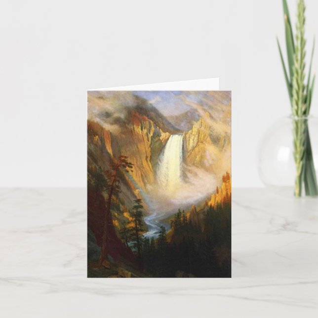 Cartão Yellowstone Falls Note Card (Frente)