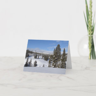 Cartão Yellowstone Winter Landscape Photoshop