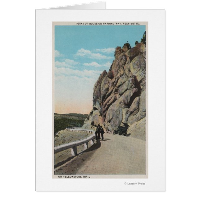 Cartão Yellowstone, WYVacationers, Velho Carro, Próximo (Frente)