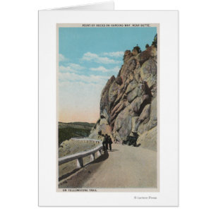 Cartão Yellowstone, WYVacationers, Velho Carro, Próximo