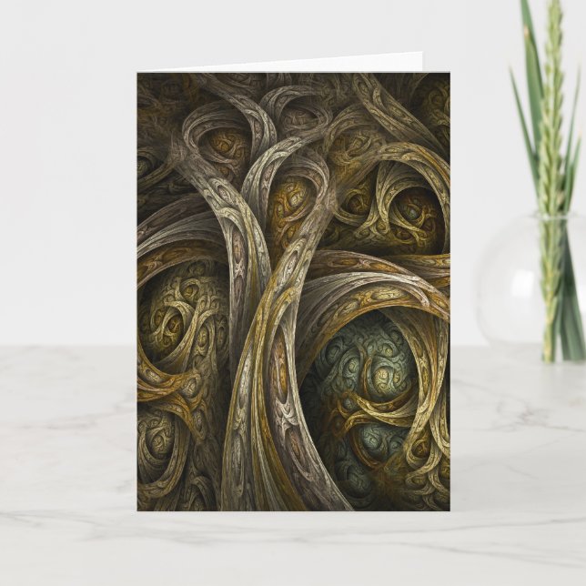 Cartão "Yggdrasil" Greeting Card (Frente)