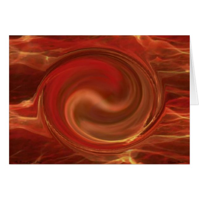 Cartão Yin & Yang Card 3 (Frente Horizontal)