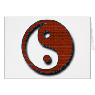 Cartão Yin Yang por Shirley Taylor