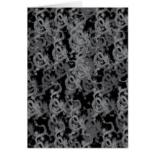 Cartão Ying Yang Dragon Chinês