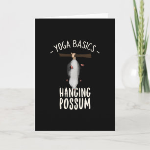 CARTÃO YOGA BASICS HANGY POSSUM