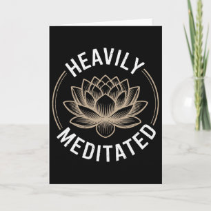 Cartão Yoga Espiritual Fortemente Meditada _4
