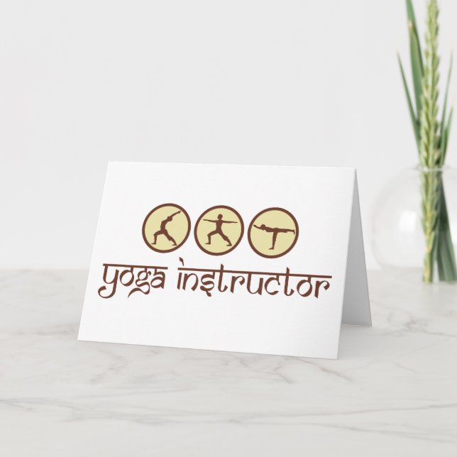 Cartão Yoga Instructor (Frente)