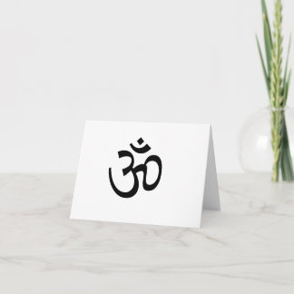 Cartão Yoga Ohm Notecard