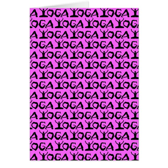 Cartão Yoga Silhouettes (Frente)