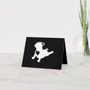 Cartão Yoga Yoga Pose Love Heart Gift