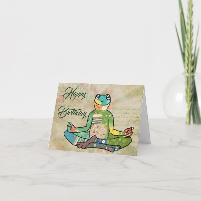 Cartão Yogafrosch (Frente)