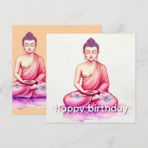 Yogini / Buda Aquarela Aniversário, Meditação
