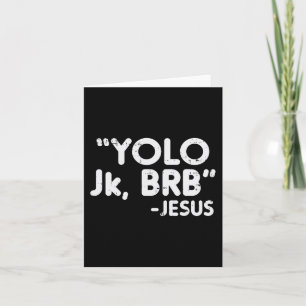 Cartão Yolo Jk Brb Páscoa de Jesus Cristãos Católicos G