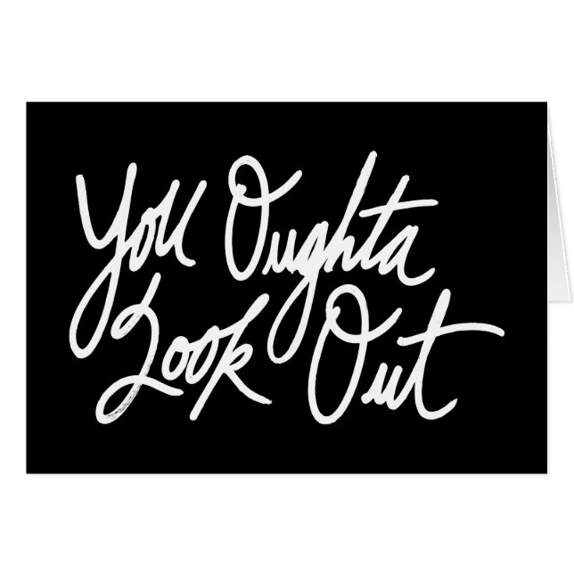 Cartão YOLO pelo amor mim (Frente Horizontal)