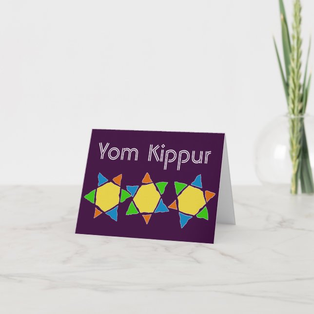 Cartão Yom Kippur (Frente)