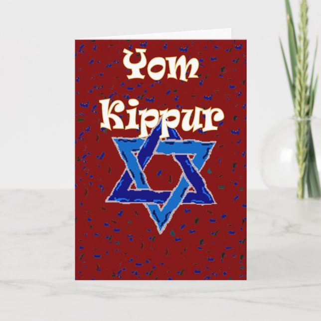 cartão Yom Kippur (Frente)