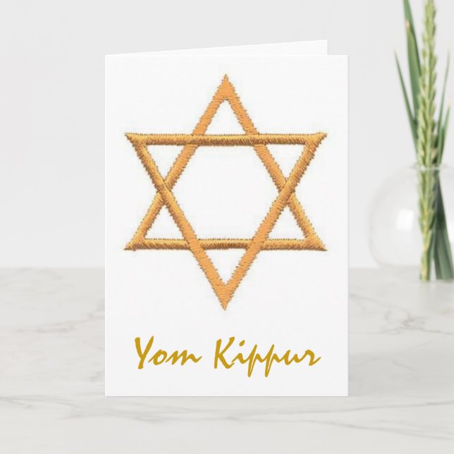 Cartão Yom Kippur (Frente)