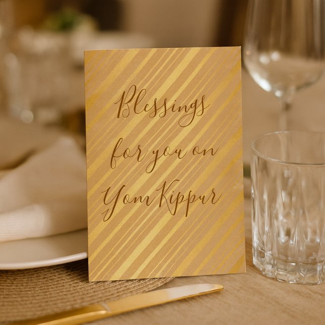 Cartão Yom Kippur Blessings (Criador carregado)
