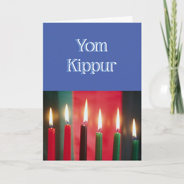 Cartão Yom Kippur card (Frente)